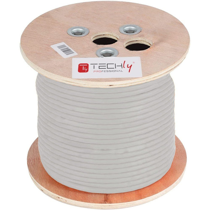 EAN 8054529025367 - Techly ITP-C6A-FLS305 cable de red Gris 305 m Cat6a S/FTP (S-STP) imagen 1