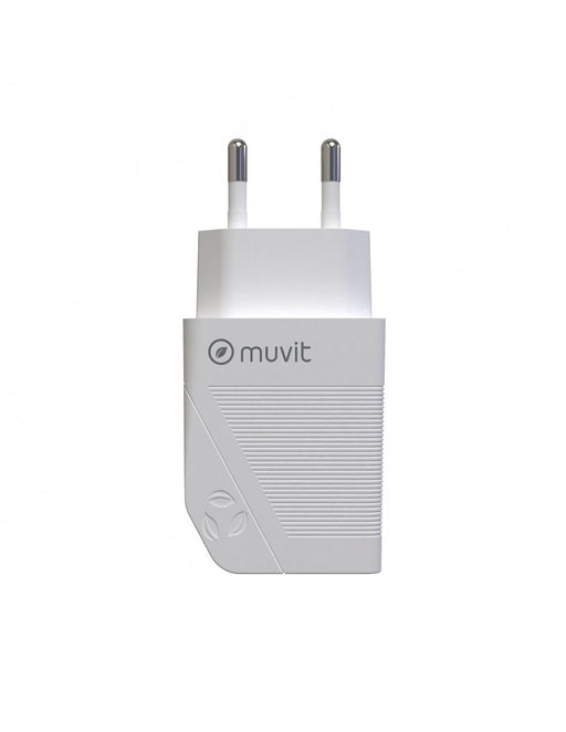 EAN 8426801164116 - Muvit MCACC0014 cargador de dispositivo móvil Universal Blanco Corriente alterna Carga rápida Interior imagen 2