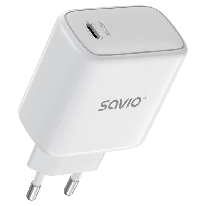 EAN 5907264110078 - Savio LA-14 cargador de dispositivo móvil Universal Blanco Corriente alterna Exterior imagen 3