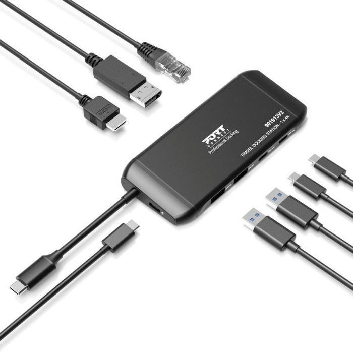 EAN 3567042031692 - Port Designs PORT Connect 901913V2 hub de interfaz USB Tipo C 10000 Mbit/s Negro imagen 6
