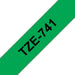 EAN 4977766691970 - Brother TZE-741 cinta para impresora de etiquetas Negro sobre verde TZ imagen 1