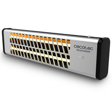 EAN 8435484053235 - Cecotec 05323 calefactor eléctrico Interior Negro, Acero inoxidable 1200 W Calefactor eléctrico de cuarzo imagen 4