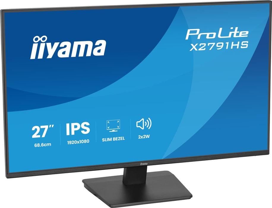 EAN 4948570127412 - iiyama ProLite X2791HS-B1 pantalla para PC 68,6 cm (27") 1920 x 1080 Pixeles Full HD LED Negro imagen 5