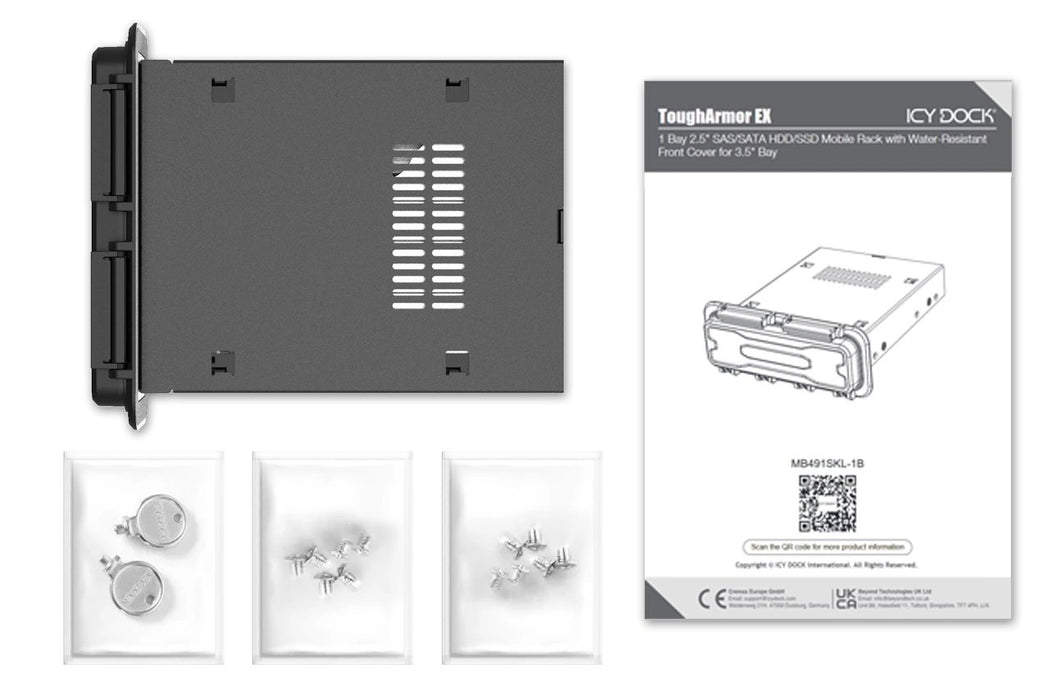 EAN 4713227446143 - Icy Dock MB491SKL-1B caja para disco duro externo Carcasa de disco duro/SSD Negro 2.5" imagen 8