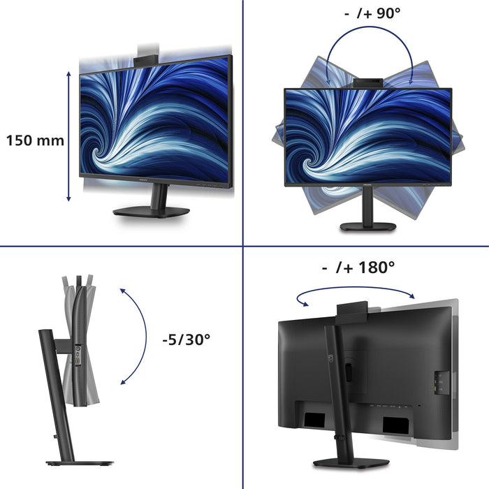 EAN 8721038007299 - Philips 3000 series 27B2U3601H/00 pantalla para PC 68,6 cm (27") 2560 x 1440 Pixeles Quad HD LCD Negro imagen 3