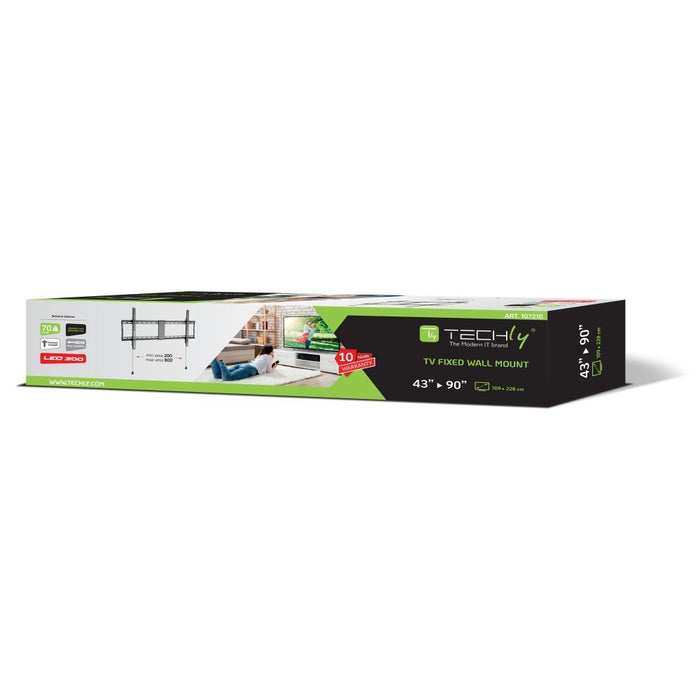 EAN 8051128107210 - Techly ICA-PLB 948F soporte para TV 2,29 m (90") Negro imagen 2