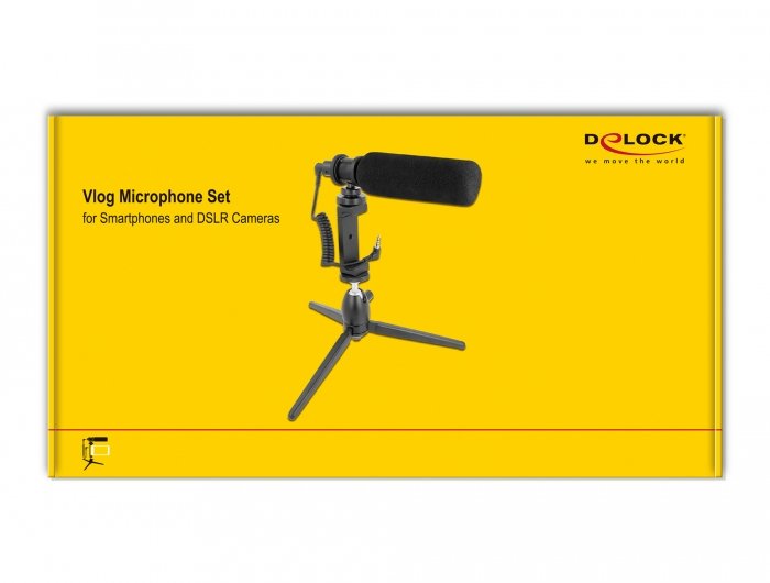 EAN 4043619665822 - DeLOCK 66582 micrófono Negro Micrófono para smartphone imagen 3