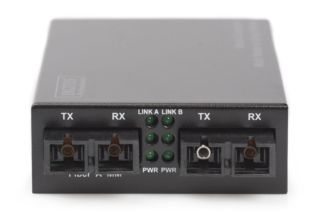 EAN 4016032445746 - Digitus DN-82124 convertidor de medio 1000 Mbit/s 1310 nm Monomodo, Multimodo Negro imagen 3