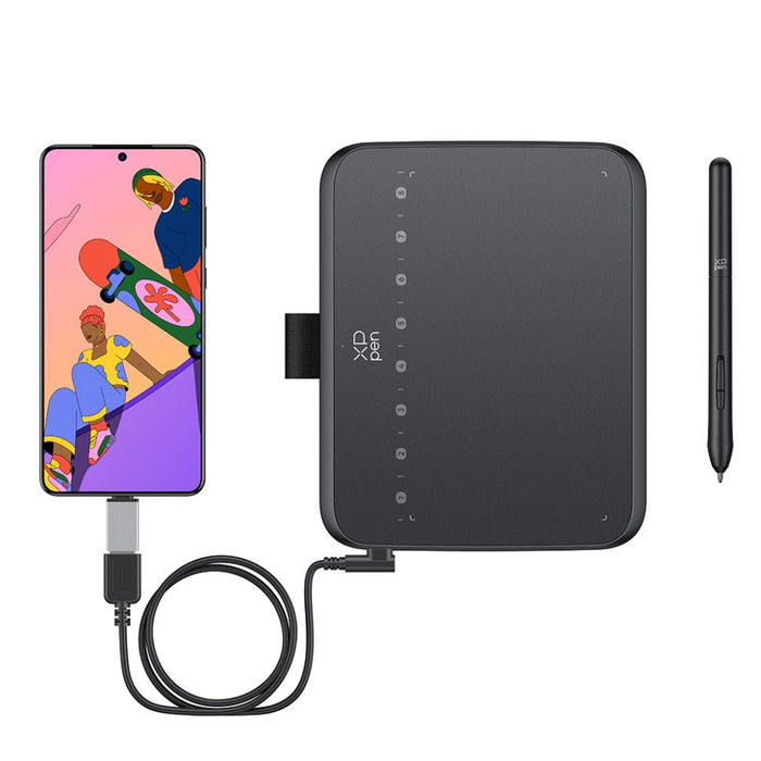 EAN 850052635879 - XPPen Deco 640 Drawing Pad tableta digitalizadora Negro 5080 líneas por pulgada 160 x 90 mm USB imagen 4