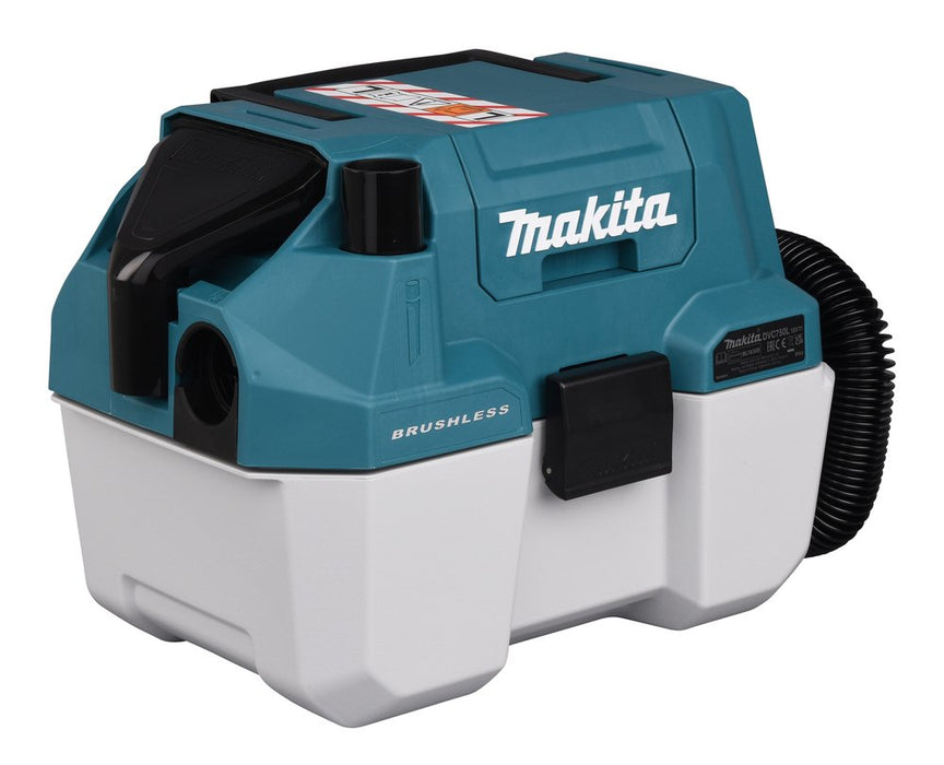 EAN 0088381729987 - Makita DVC750LZX3 aspiradora 7,5 L Aspiradora de tambor Seca y húmeda Sin bolsa imagen 6