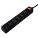 EAN 4047443359766 - Hama 137266 base múltiple 6 salidas AC Interior Negro imagen 1