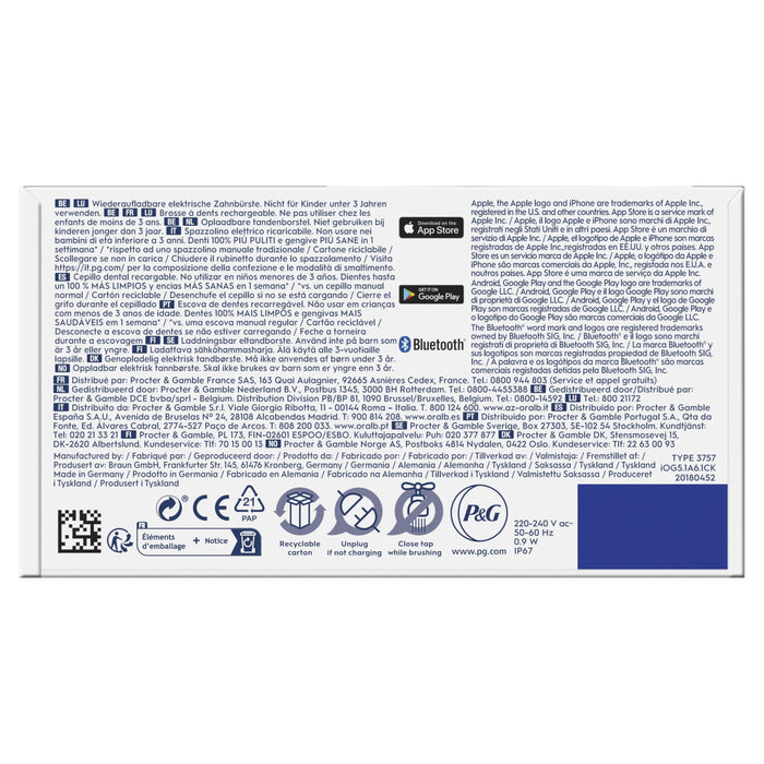 EAN 4210201414926 - Oral-B 80766767 cepillo eléctrico para dientes Adulto Blanco imagen 5