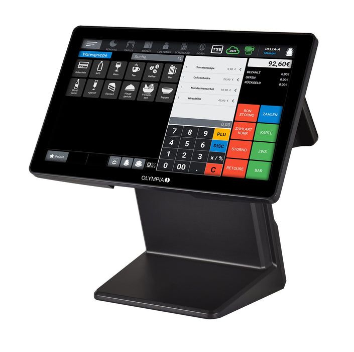 EAN 4030152953264 - Olympia T400DK Todo-en-Uno 39,6 cm (15.6") Pantalla táctil Negro imagen 1