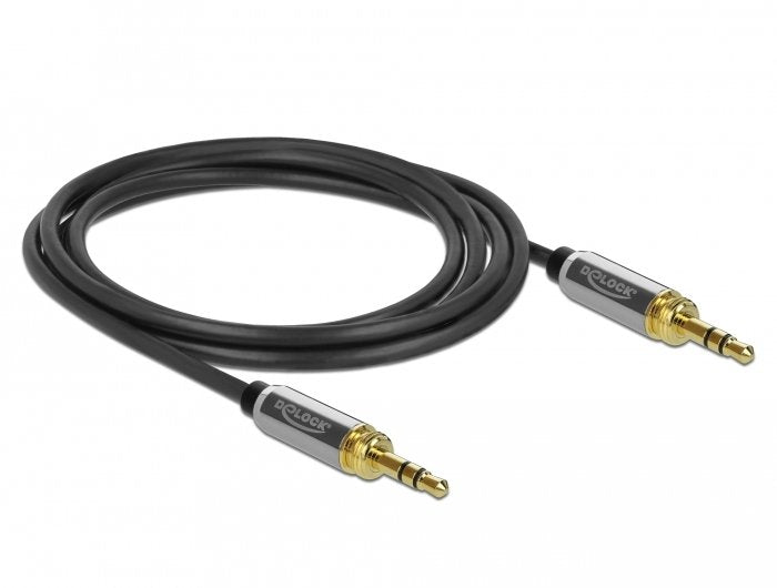 EAN 4043619857852 - DeLOCK 85785 cable de audio 1 m 3,5mm Negro, Gris imagen 1