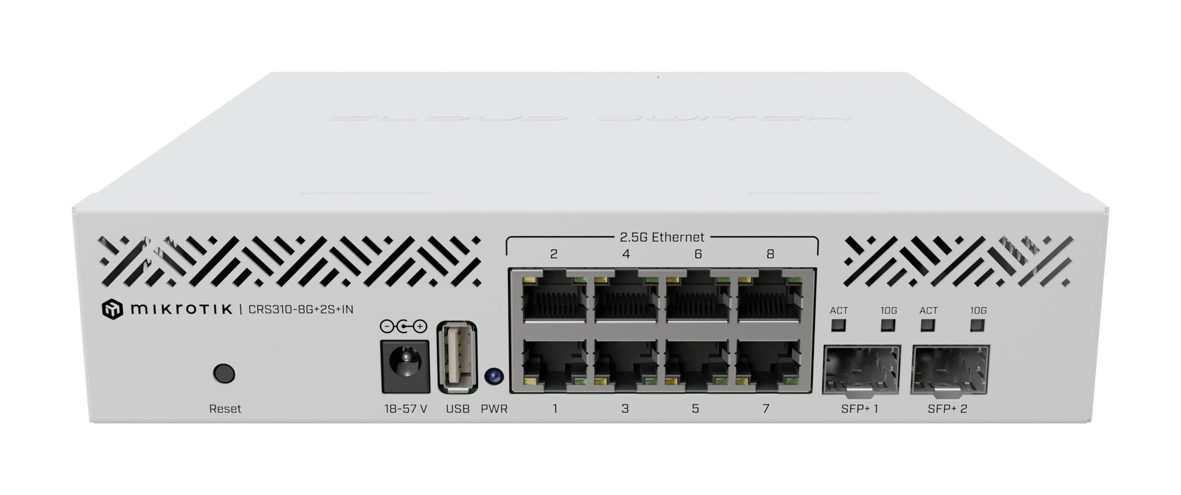 EAN 4752224008367 - Mikrotik CRS310-8G+2S+IN: L3 Smart Switch Gestionado 2.5G Ethernet (100/1000/2500) 1U Blanco imagen 3