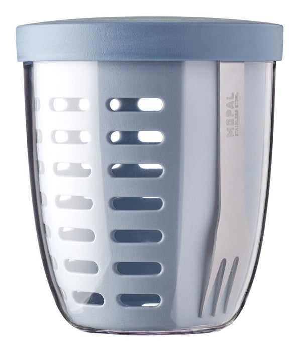 EAN 8720294023029 - Mepal Ellipse pots Alrededor Contenedor 0,6 L Azul, Transparente 1 pieza(s) imagen 1