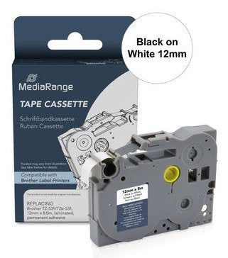 EAN 4260664877561 - MediaRange MRBTZFX231 cinta para impresora de etiquetas Negro sobre blanco imagen 1
