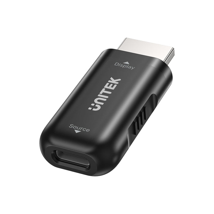 EAN 4894160056955 - UNITEK V1187ABK01 cambiador de género para cable USB-C HDMI Negro imagen 2