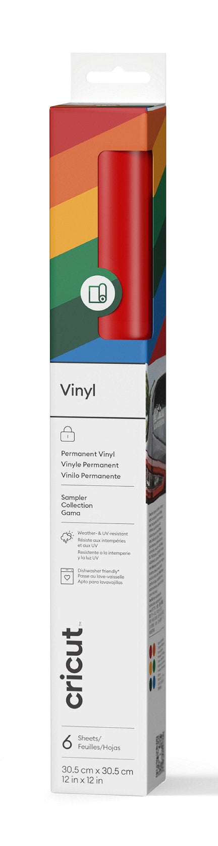 EAN 93573783012 - Cricut Permanent Lámina de vinilo de transferencia térmica 6 hojas imagen 1