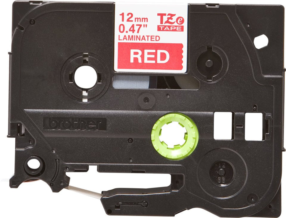 EAN 4977766686297 - Brother TZE-435 cinta para impresora de etiquetas Blanco sobre rojo imagen 3