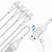 EAN 5012786030107 - 4smarts 541024 cable USB 1,2 m USB A/USB C USB C/Micro USB-A/Lightning Blanco imagen 3