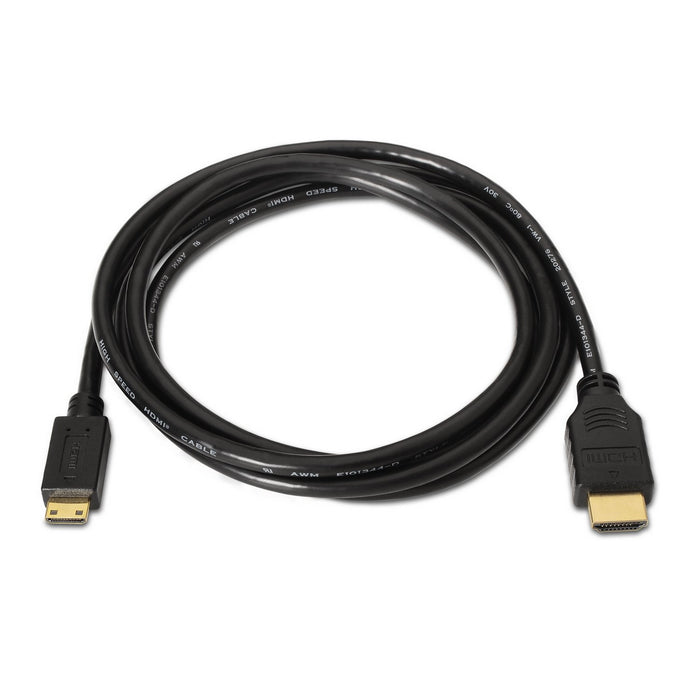 EAN 8436574701142 - AISENS A119-0115 cable HDMI 3 m HDMI tipo A (Estándar) HDMI Type C (Mini) Negro imagen 2