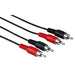 EAN 4007249119476 - Hama 00011947 cable de audio 1,2 m 2 x RCA Negro imagen 1