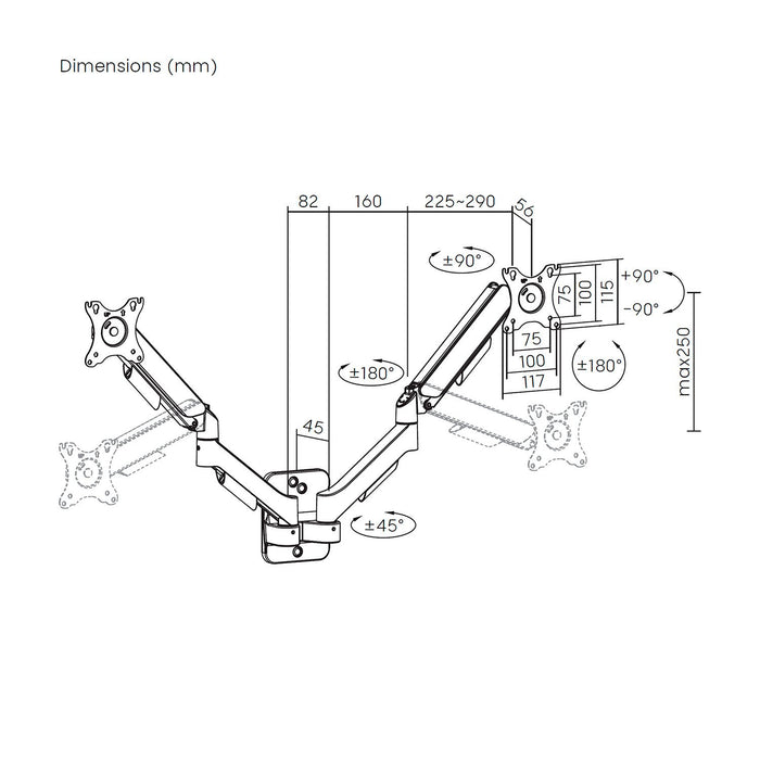 EAN 8435739905272 - AISENS WT32TSR-479 soporte para TV 81,3 cm (32") imagen 7