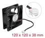 EAN 4043619672981 - DeLOCK 67298 sistema de refrigeración para ordenador Carcasa del ordenador Ventilador 12 cm Negro 1 pieza imagen 3