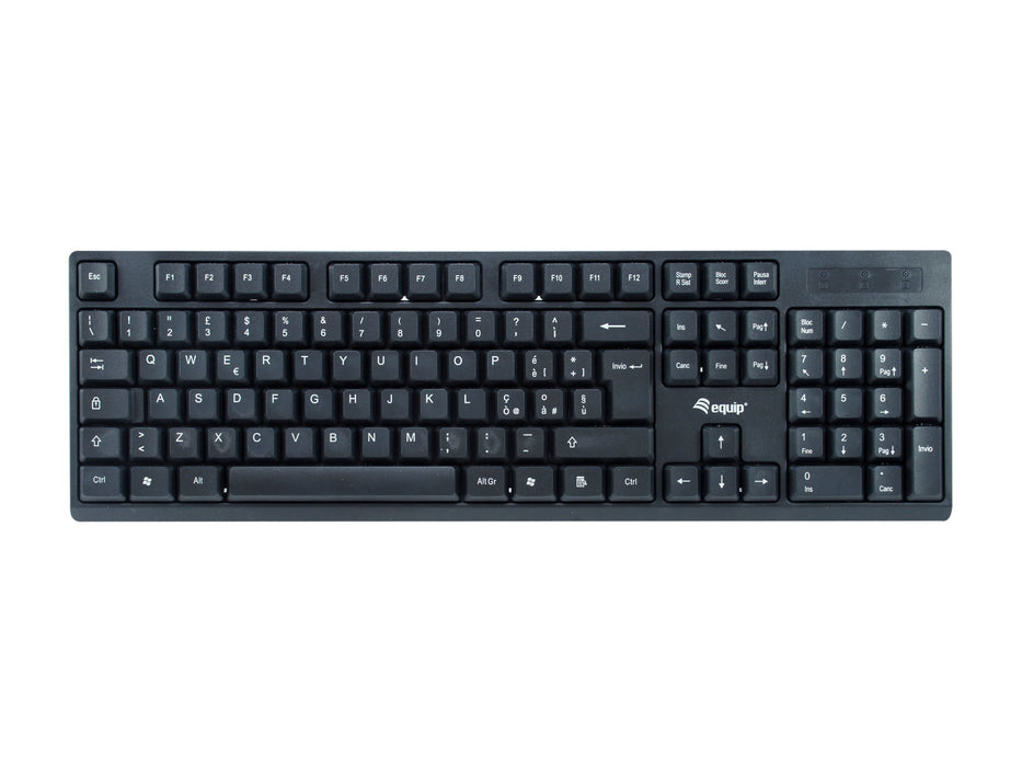 EAN 4015867231005 - Equip 245223 teclado Ratón incluido Oficina RF inalámbrico QWERTY Italiano Negro imagen 2