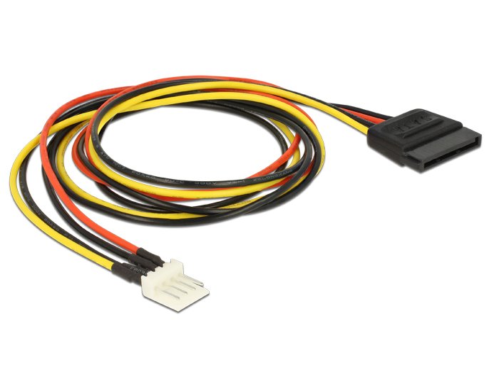EAN 4043619838790 - DeLOCK 0.6m SATA 15p / 4p 0,6 m imagen 2
