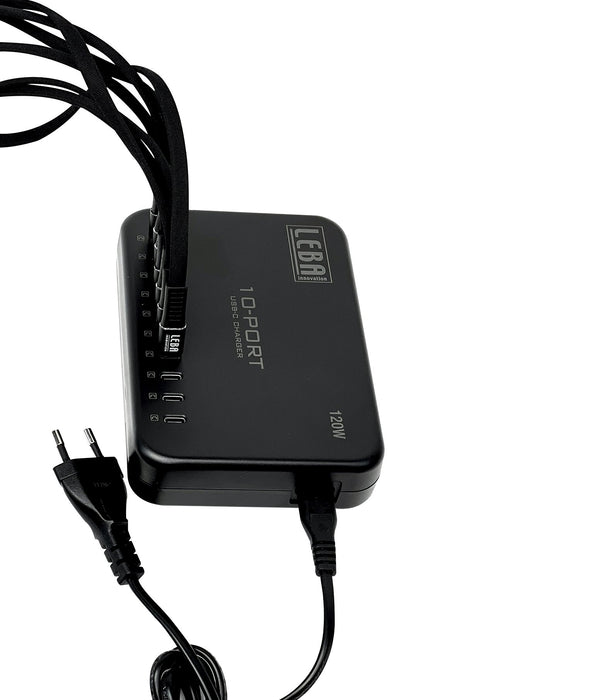 EAN 5704454016512 - Leba NoteCharge NCHAR-UB10-SC cargador de dispositivo móvil Tableta, Universal Negro USB Carga rápida Int imagen 2