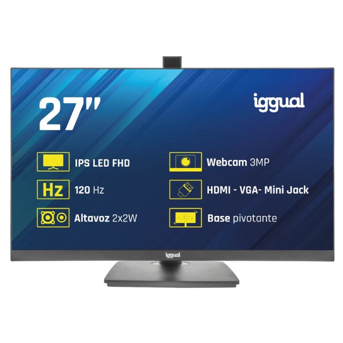 EAN 8435364320013 - iggual ML27WC pantalla para PC 68,6 cm (27") 1920 x 1080 Pixeles Full HD LED Negro imagen 1