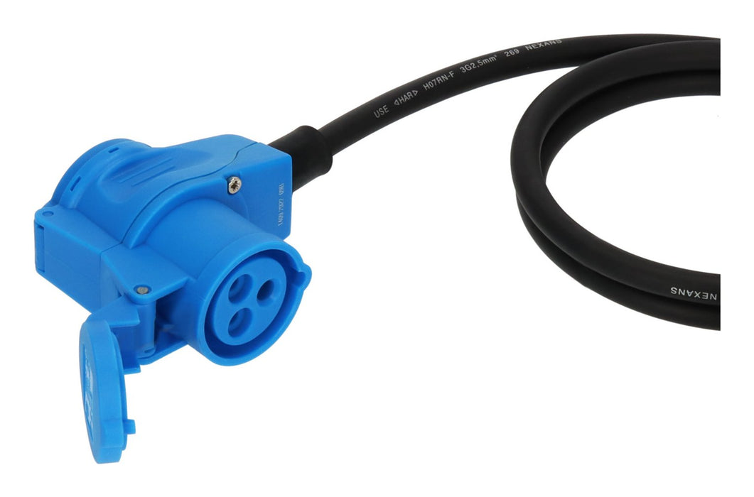EAN 4007123701100 - Brennenstuhl 1133920525 base múltiple 1,5 m 1 salidas AC Exterior Azul, Negro imagen 3
