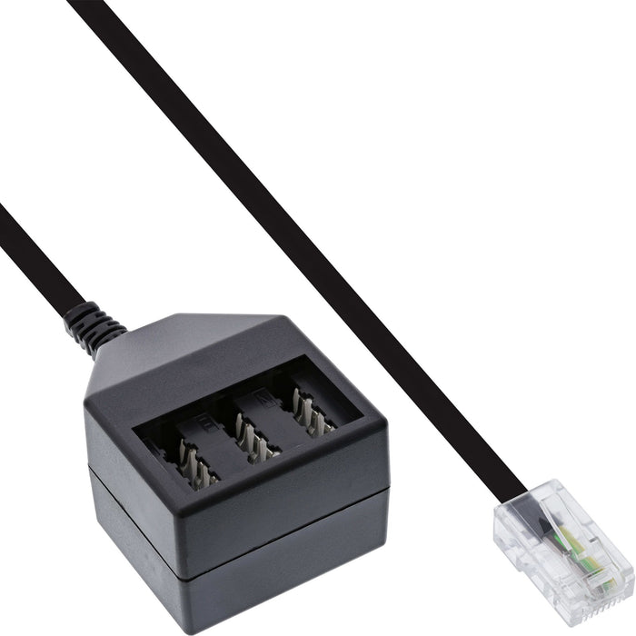 EAN 4043718030514 - InLine 69942 cable telefónico 0,2 m Negro imagen 1