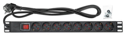 EAN 0766623715126 - Intellinet 715126 unidad de distribución de energía (PDU) 8 salidas AC 1U Aluminio imagen 5