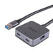 EAN 4002888433884 - Lindy 43388 hub de interfaz USB 3.2 Gen 1 (3.1 Gen 1) Type-A 5000 Mbit/s Negro, Gris imagen 2