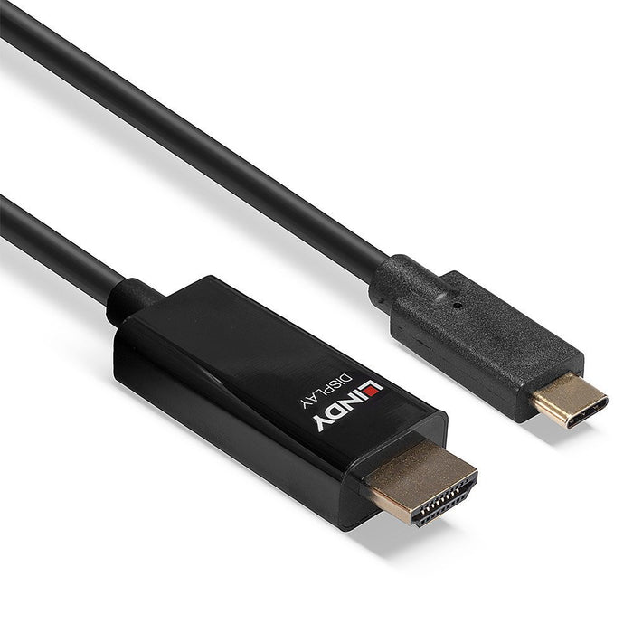 EAN 4002888433174 - Lindy 43317 adaptador de cable de vídeo 10 m USB Tipo C HDMI tipo A (Estándar) Negro imagen 3
