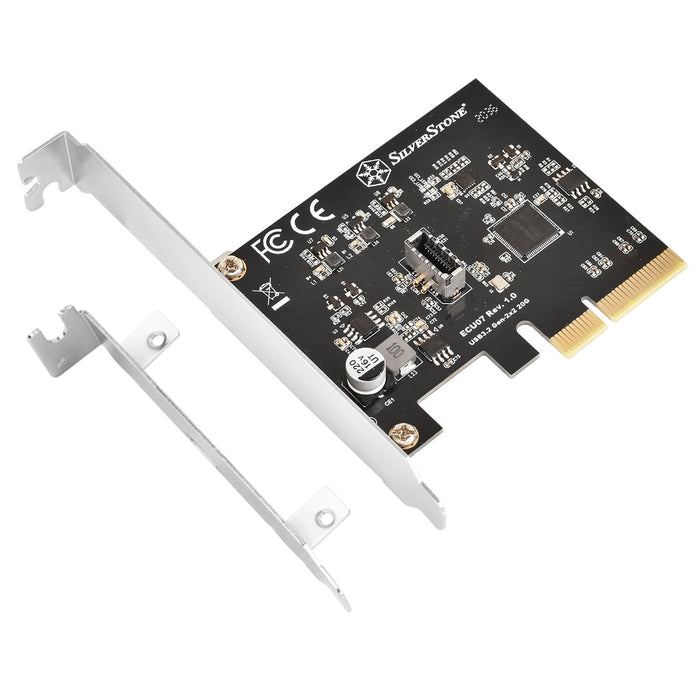 EAN 4710679811444 - Silverstone ECU07 tarjeta y adaptador de interfaz Interno USB 3.2 Gen 2x2 Type-C imagen 9