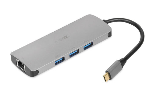 EAN 5903968680800 - iBox IUH3RJ4K hub de interfaz USB Tipo C 5000 Mbit/s Plata imagen 2