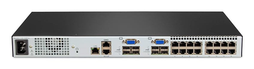 EAN 0636430080314 - Vertiv Avocent AV 3216 interruptor KVM Montaje en rack Negro imagen 4