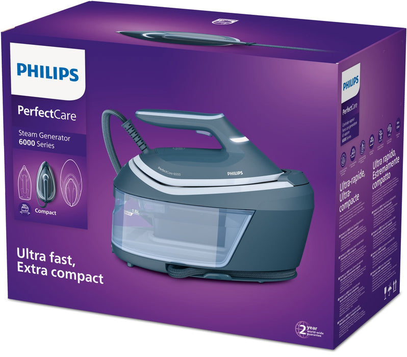 EAN 8720389004865 - Philips 6000 series PSG6042/20 estación plancha al vapor 2400 W 1,8 L SteamGlide Advanced Azul imagen 7