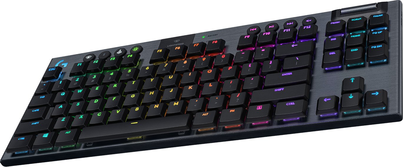 EAN 5099206099692 - Logitech G G915 TKL teclado Juego RF Wireless + Bluetooth AZERTY Belga Carbono imagen 12