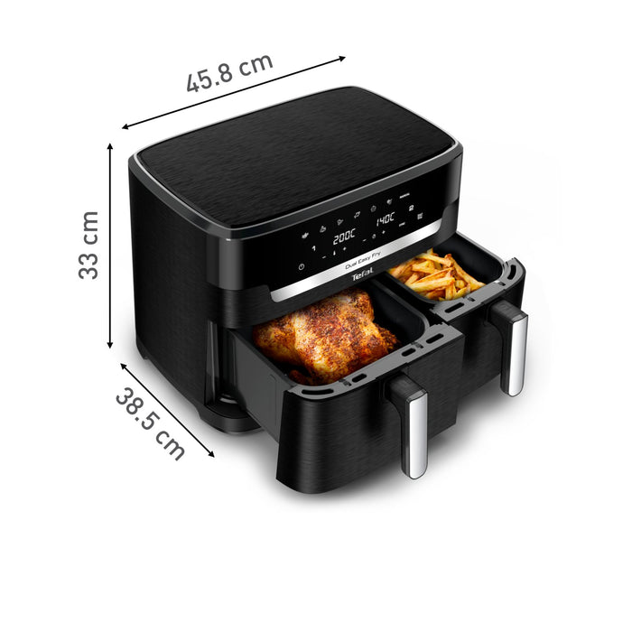 EAN 3045380026667 - Tefal Easy Fry Dual XXL EY9428E0 freidora Doble 11 L Independiente 2020 W Freidora de aire caliente Negro imagen 10