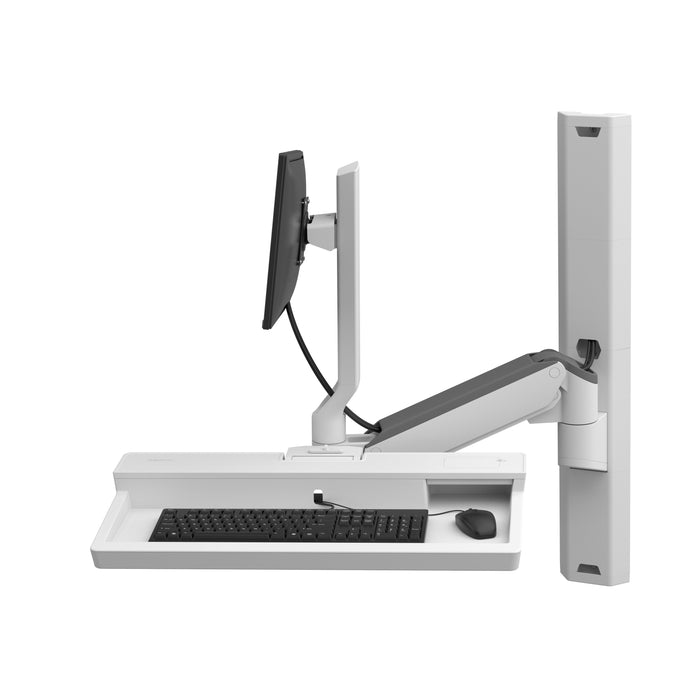EAN 698833083323 - Ergotron 45-618-251 soporte y montura para estación de trabajo/PC todo en uno 10,7 kg Blanco 68,6 cm (27") imagen 4