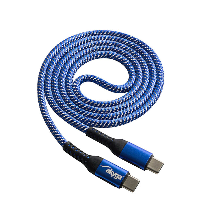 EAN 5901720137517 - Akyga AK-USB-37 cable USB USB 2.0 1 m USB C Azul imagen 1