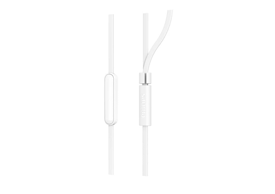 EAN 4895229110397 - Philips TAE1105WT/00 auricular y casco Auriculares Alámbrico Dentro de oído Música Blanco imagen 3
