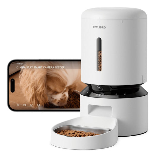 EAN 0619988627361 - Petlibro Granary Smart Camera comedero y bebedero para perro y gato Blanco Universal Comedero automático  imagen 1