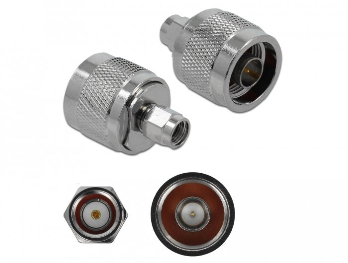EAN 4043619899821 - DeLOCK 89982 cambiador de género para cable RP-SMA Níquel imagen 1