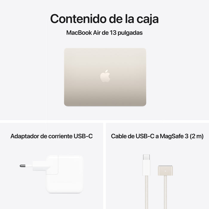 EAN 0195949889479 - Apple MacBook Air Apple M M4 Portátil 34,5 cm (13.6") 24 GB 512 GB SSD Wi-Fi 6E (802.11ax) macOS Sequoia  imagen 11